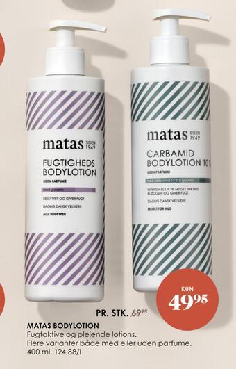 Matas Matas bodylotion tilbud