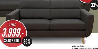 My Home Arizona sofa 2-pers tilbud