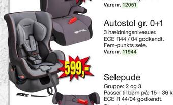 Harald Nyborg Autostol gr. 0+1 tilbud