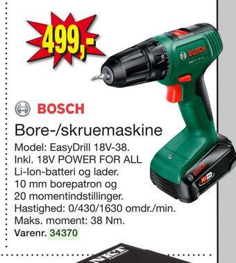 Harald Nyborg Bore-/skruemaskine tilbud