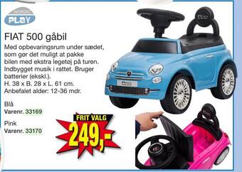 Harald Nyborg Fiat 500 gåbil tilbud
