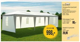 Harald Nyborg Havepavillon/partytelt tilbud