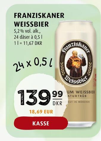 Scandinavian Park Franziskaner weissbier tilbud