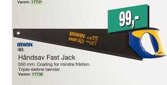 Harald Nyborg Håndsav fast jack tilbud