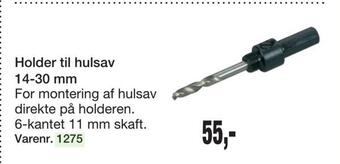 Harald Nyborg Holder til hulsav 14-30 mm tilbud