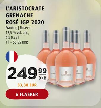 Scandinavian Park L'aristocrate grenache rosé igp 2020 tilbud