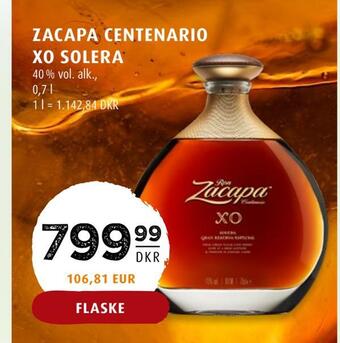 Zacapa centenario xo solera