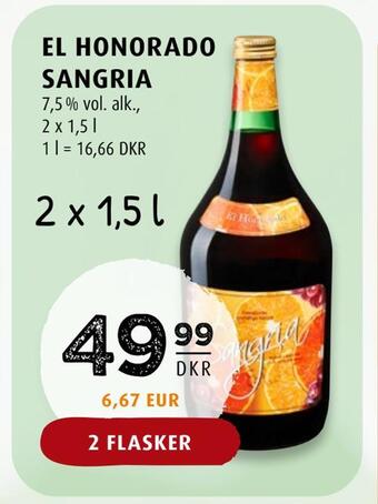 El honorado sangria