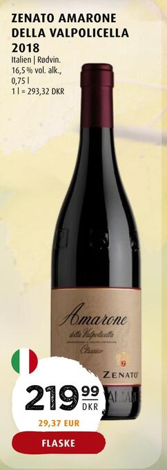 Scandinavian Park Zenato amarone della valpolicella tilbud