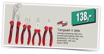 Harald Nyborg Tangsæt 4 dele tilbud