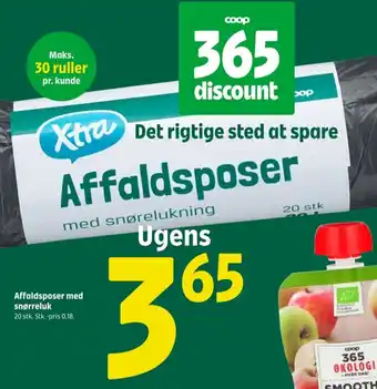 Coop 365 Xtra affaldsposer tilbud