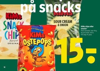 Coop 365 Kims chips tilbud