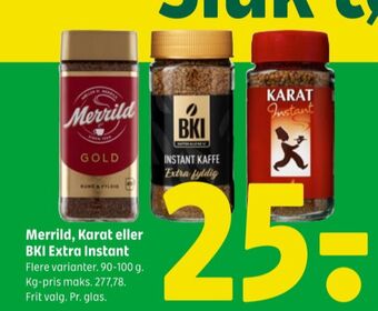 Gold instant kaffe