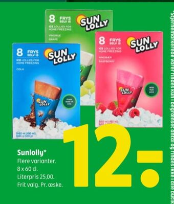 Coop 365 Sun lolly is frys selv tilbud