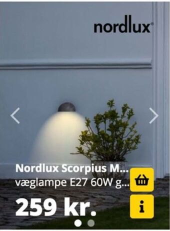 10-4 Byggecenter Scorpius væglampe tilbud