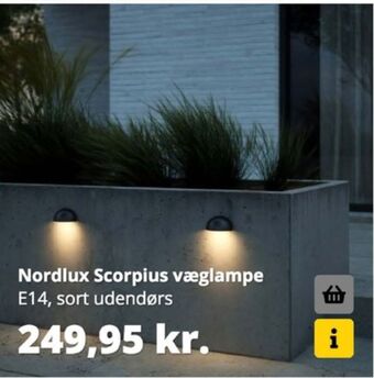 10-4 Byggecenter Scorpius væglampe tilbud