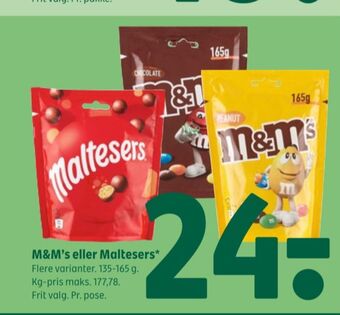 Coop 365 Maltesers chokoladepastiller tilbud