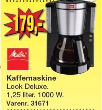 Harald Nyborg Melitta kaffemaskine tilbud