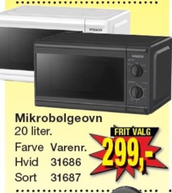 Harald Nyborg Wasco mikroovn tilbud