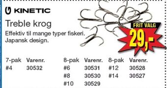 Harald Nyborg Kinetic fiskekroge tilbud