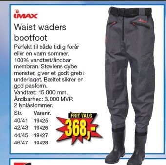 Harald Nyborg Imax waders tilbud