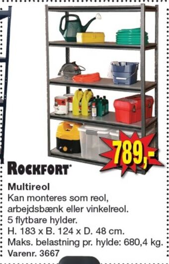 Harald Nyborg Rockfort stålreol tilbud