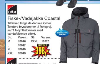 Harald Nyborg Dam fiskejakke tilbud