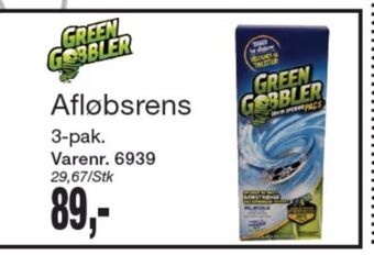 Harald Nyborg Green gobbler afløbsrens tilbud