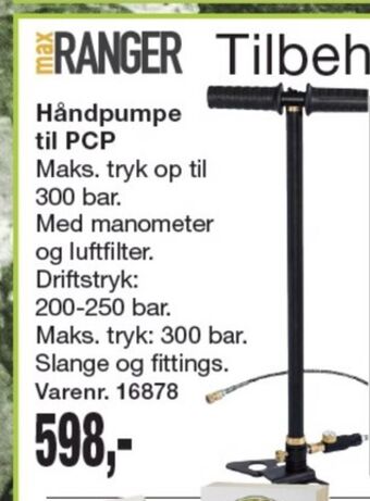 Harald Nyborg Max ranger håndpumpe tilbud
