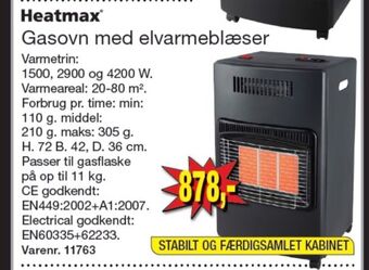 Harald Nyborg Heatmax gasovn tilbud