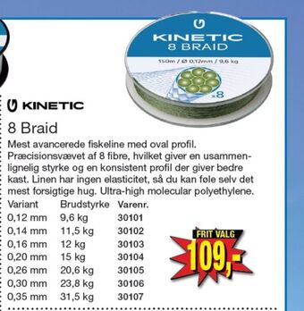 Kinetic fiskeline