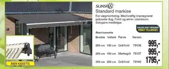 Harald Nyborg Sunsha markise tilbud