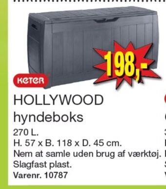Harald Nyborg Keter hyndeboks tilbud