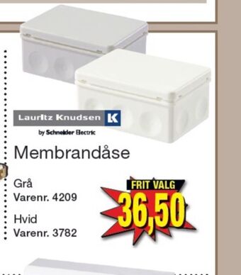 Harald Nyborg Lauritz knudsen membrandåse tilbud