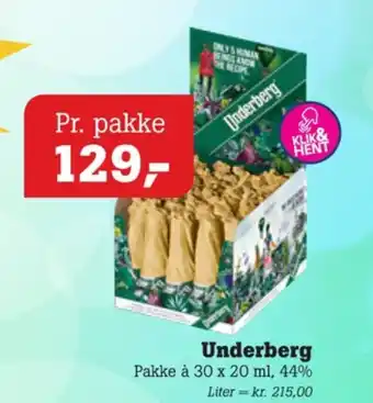 Poetzsch Padborg Underberg bitter tilbud