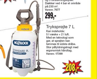 Harald Nyborg Hozelock tryksprøjte tilbud