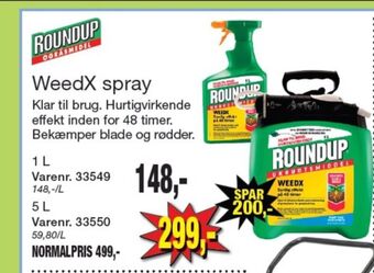 Harald Nyborg Roundup ukrudtsmiddel tilbud