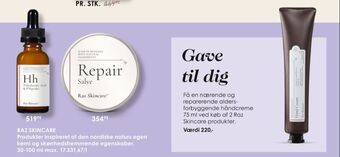 Matas Raz skincare salve tilbud