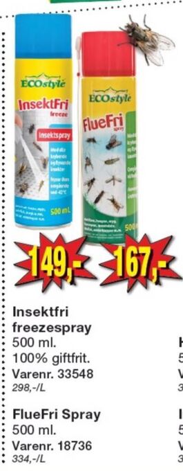 Harald Nyborg Fluefri fluespray tilbud