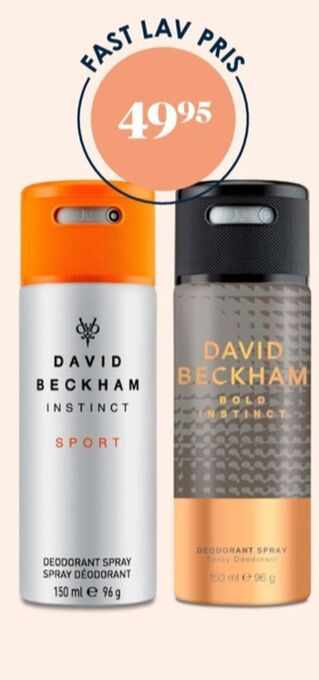 David beckham deospray