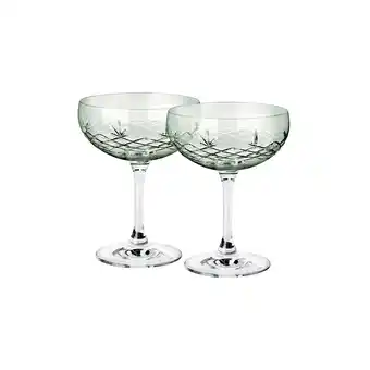 Kop & Kande Frederik bagger crispy emerald gatsby glas 2 stk tilbud
