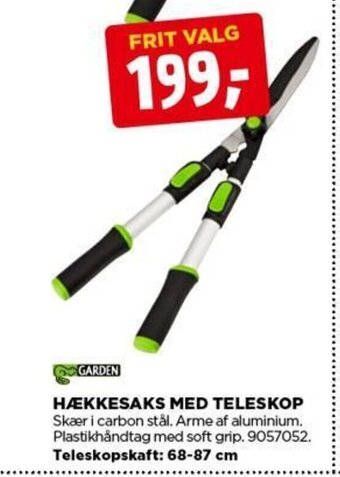 jem & fix HÆKKESAKS MED TELESKOP tilbud