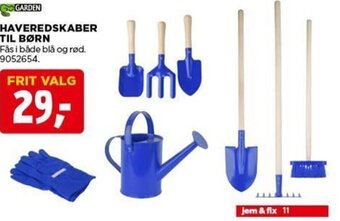 jem & fix HAVEREDSKABER TIL BØRN tilbud