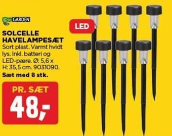 jem & fix SOLCELLE HAVELAMPESÆT tilbud