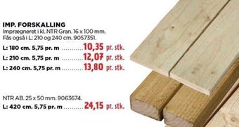 jem & fix IMP. FORSKALLING tilbud