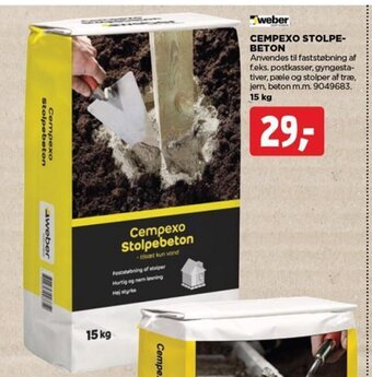 jem & fix CEMPEXO STOLPEBETON tilbud