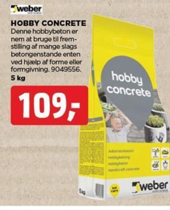 HOBBY CONCRETE tilbud hos jem & fix