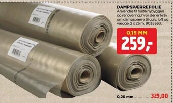 DAMPSPÆRREFOLIE