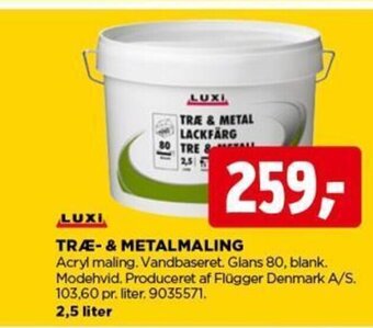 jem & fix TRÆ- & METALMALING tilbud