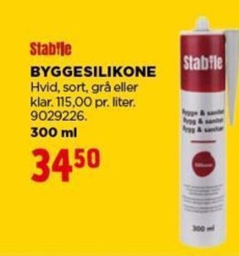 jem & fix BYGGESILIKONE tilbud